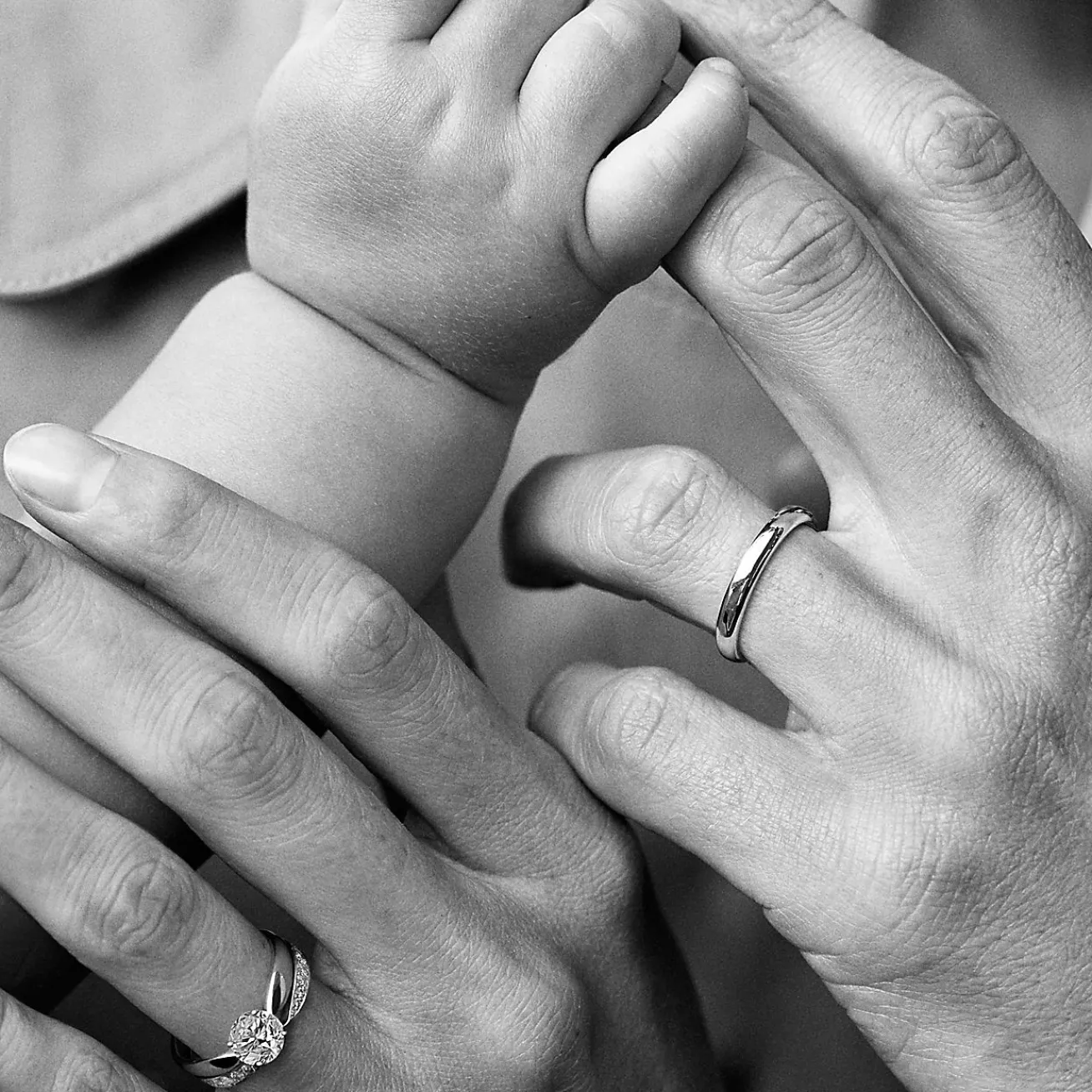 Tiffany & Co. Tiffany Harmony® Band Ring in Platinum with Diamonds, 1.8 mm | ^Women Rings|Stacking Rings