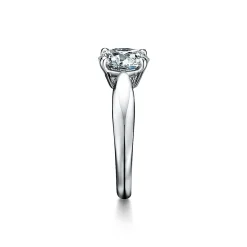 Tiffany & Co. Tiffany Harmony® engagement ring in platinum: a study in balance and grace. | ^ Engagement Rings