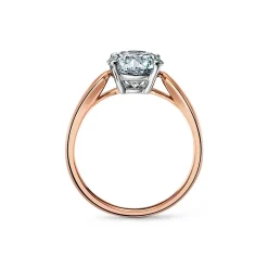 Tiffany & Co. Tiffany Harmony® engagement ring in 18k rose gold: a study in balance and grace. | ^ Engagement Rings