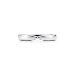 Tiffany & Co. Tiffany Harmony® Wedding Band in Platinum, 3 mm | ^Women Rings|Stacking Rings