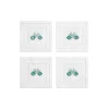 Tiffany & Co. Tiffany Heritage Coasters Set of Four, in Tiffany Blue® Linen | ^ Tiffany Blue® Gifts|Table Linens