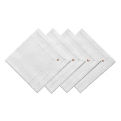 Tiffany & Co. Tiffany Heritage Napkins Set of Four, in Carnelian Linen | ^ Table Linens