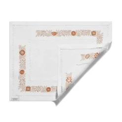Tiffany & Co. Tiffany Heritage Place Mats Set of Four, in Carnelian Linen | ^ Table Linens