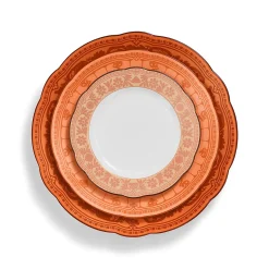 Tiffany & Co. Tiffany Heritage Plates Set of Three, in Carnelian Porcelain | ^ Tableware