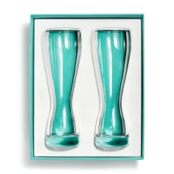 Tiffany & Co. Tiffany Home Essentials Beer Glasses Set of Two, in Crystal Glass | ^ The Home|Housewarming Gifts