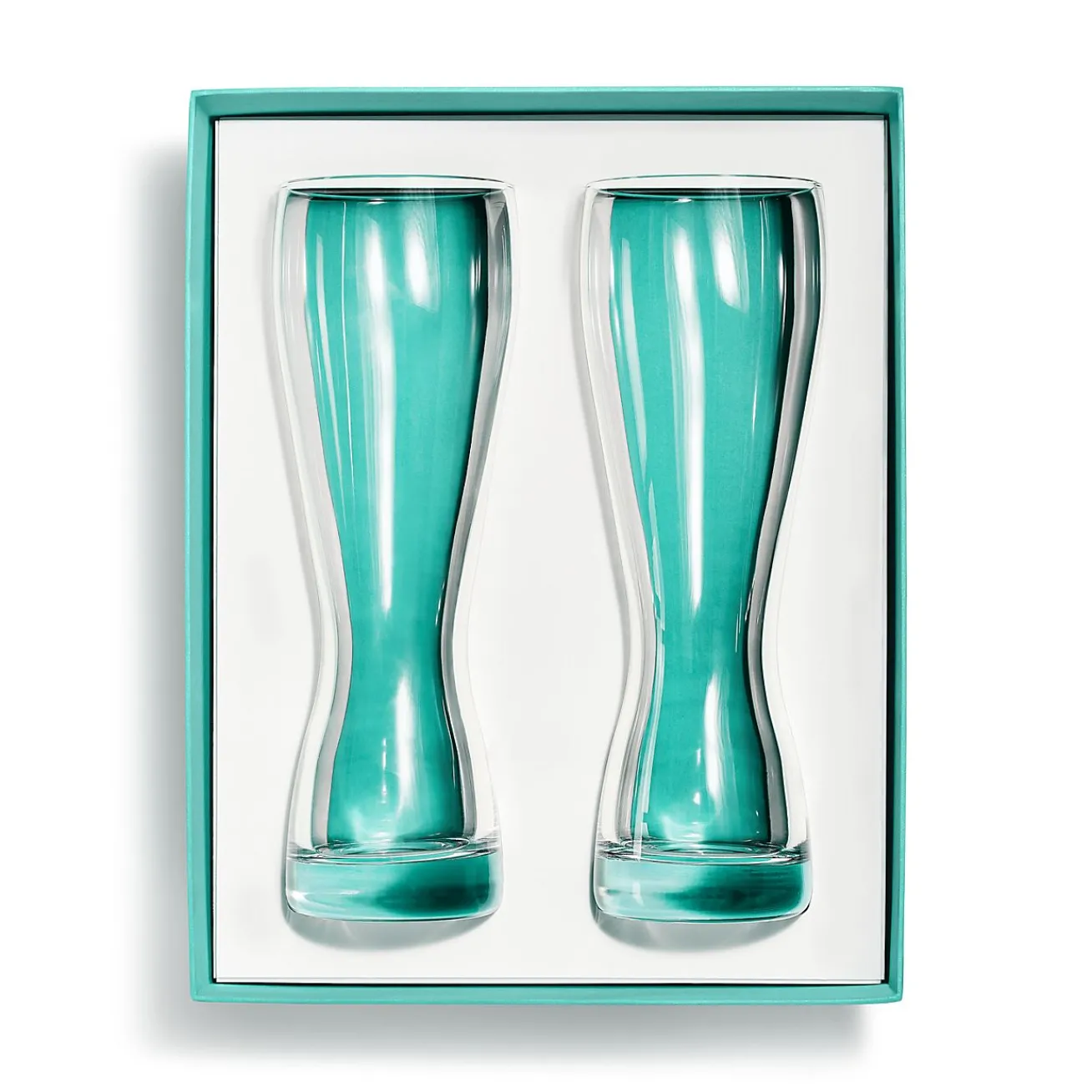 Tiffany & Co. Tiffany Home Essentials Beer Glasses Set of Two, in Crystal Glass | ^ The Home|Housewarming Gifts