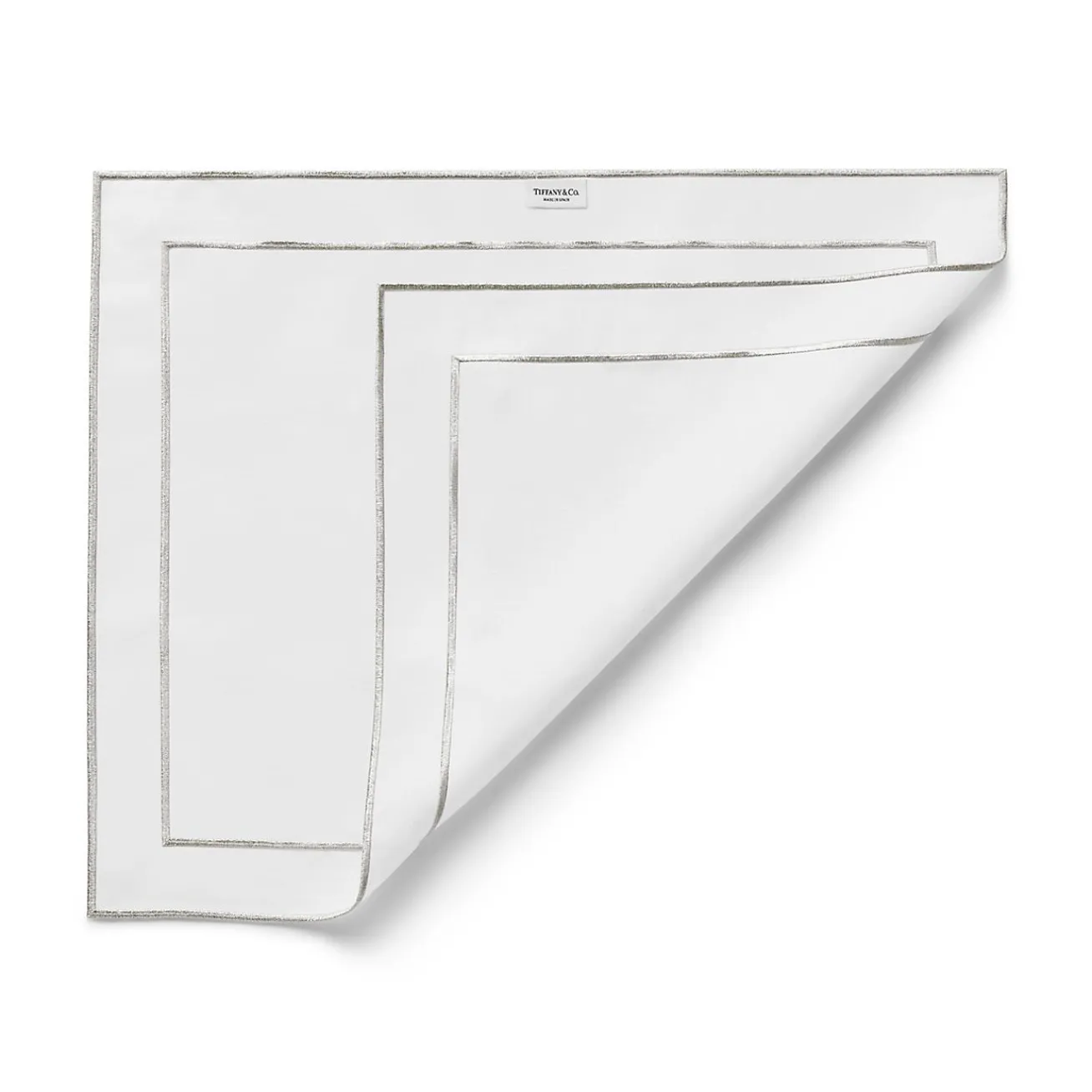Tiffany & Co. Tiffany Home Essentials Embroidered Placemats in Linen, Set of Four | ^ Decor|Table Linens