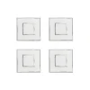 Tiffany & Co. Tiffany Home Essentials Embroidered Coasters in Linen, Set of Four | ^ Decor|Table Linens