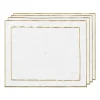 Tiffany & Co. Tiffany Home Essentials Embroidered Placemats in Linen, Set of Four | ^ The Home|Housewarming Gifts
