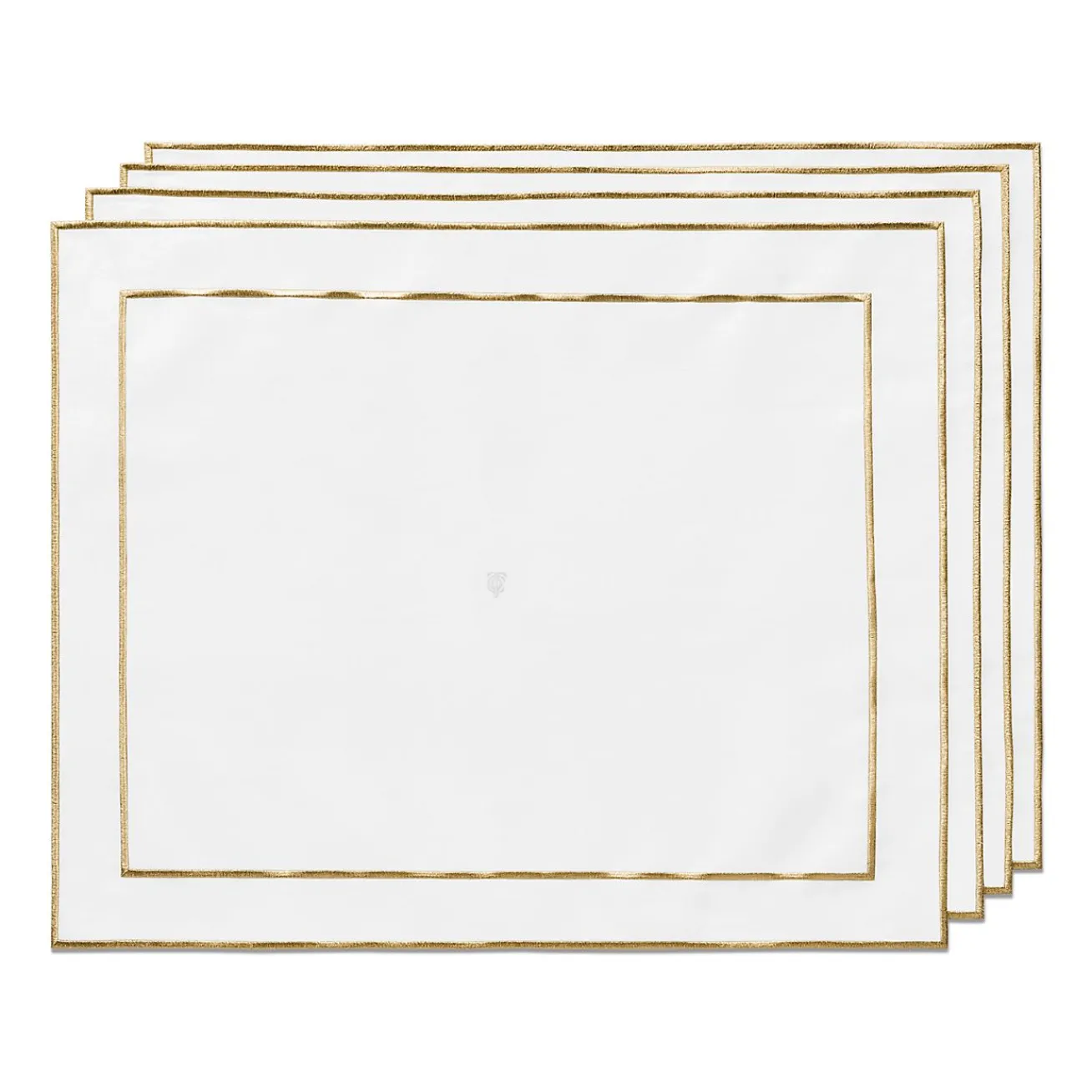Tiffany & Co. Tiffany Home Essentials Embroidered Placemats in Linen, Set of Four | ^ The Home|Housewarming Gifts