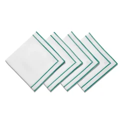 Tiffany & Co. Tiffany Home Essentials Embroidered Napkins in Linen, Set of Four | ^ Tiffany Blue® Gifts|Wedding Gifts