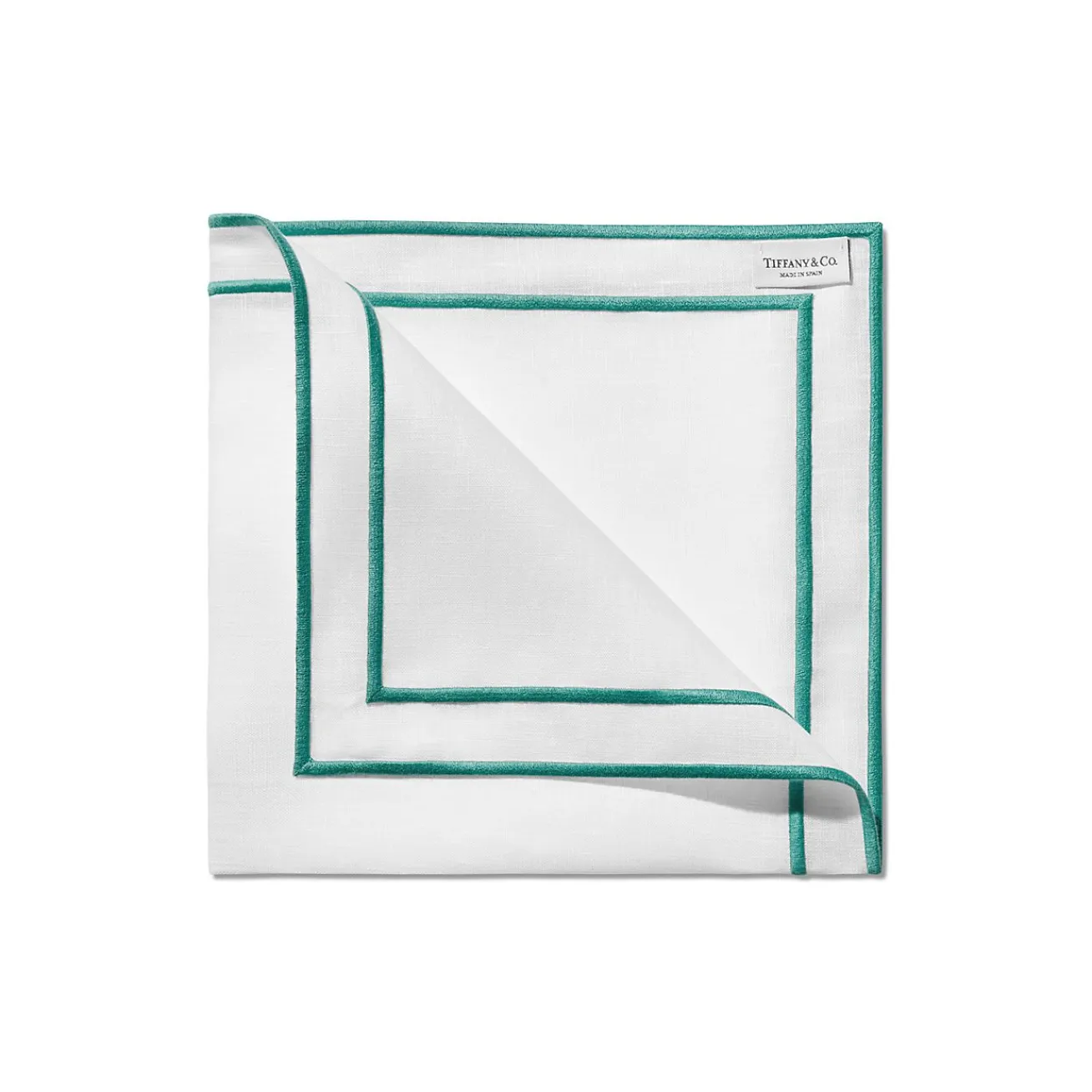 Tiffany & Co. Tiffany Home Essentials Embroidered Napkins in Linen, Set of Four | ^ Tiffany Blue® Gifts|Wedding Gifts