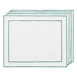 Tiffany & Co. Tiffany Home Essentials Embroidered Placemats in Linen, Set of Four | ^ Tiffany Blue® Gifts|Decor