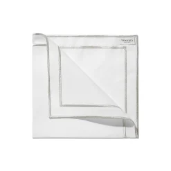 Tiffany & Co. Tiffany Home Essentials Embroidered Napkins in Linen, Set of Four | ^ Decor|Table Linens