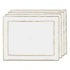 Tiffany & Co. Tiffany Home Essentials Embroidered Placemats in Linen, Set of Four | ^ Decor|Table Linens