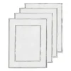 Tiffany & Co. Tiffany Home Essentials Embroidered Cocktail Napkins in Linen, Set of Four | ^ Decor|Table Linens