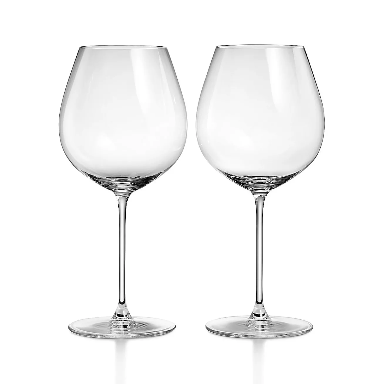 Tiffany & Co. Tiffany Home Essentials Pinot Noir Glasses in Crystal Glass, Set of Two | ^ Him|Gifts for Him