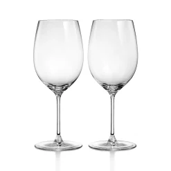 Tiffany & Co. Tiffany Home Essentials Red Wine Glasses in Crystal Glass, Set of Two | ^ The Home|Housewarming Gifts