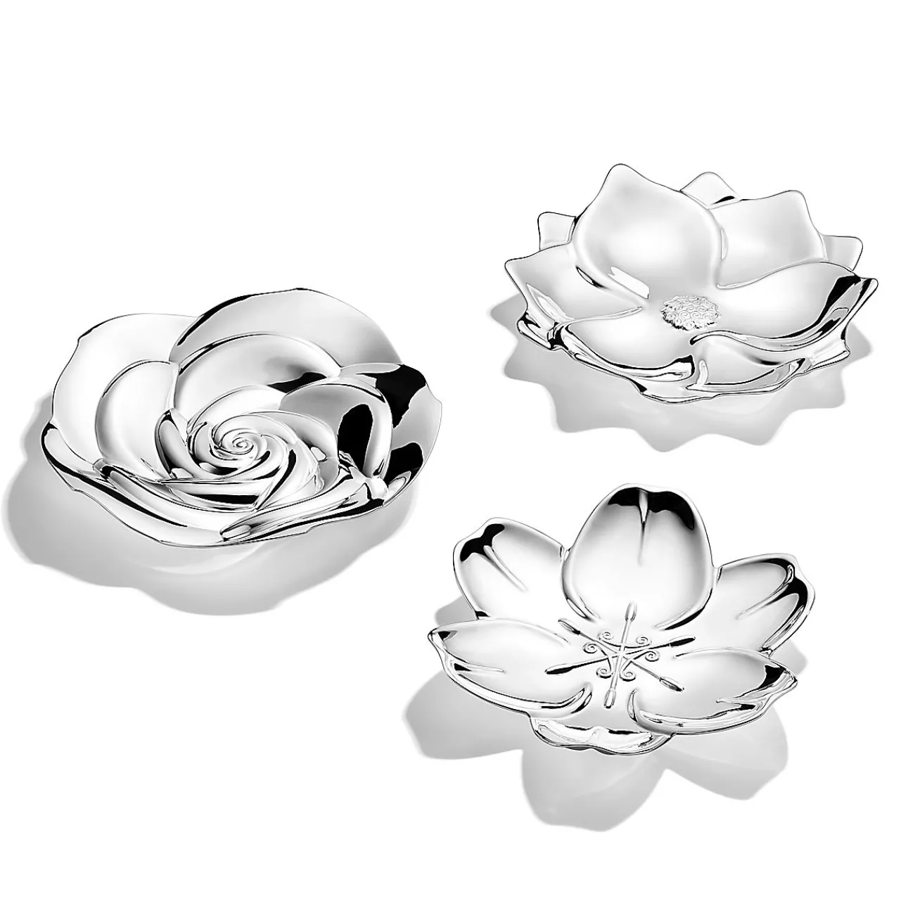 Tiffany & Co. Tiffany Home Essentials Rose Vide Poche in Sterling Silver | ^ The Home|Housewarming Gifts