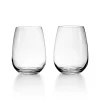 Tiffany & Co. Tiffany Home Essentials Stemless White Wine Glasses in Crystal Glass, Set of Two | ^ The Home|Housewarming Gifts