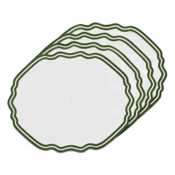 Tiffany & Co. Tiffany Home Essentials Wave Placemats in Linen, Set of Four | ^ Decor|Table Linens