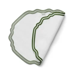 Tiffany & Co. Tiffany Home Essentials Wave Placemats in Linen, Set of Four | ^ Decor|Table Linens