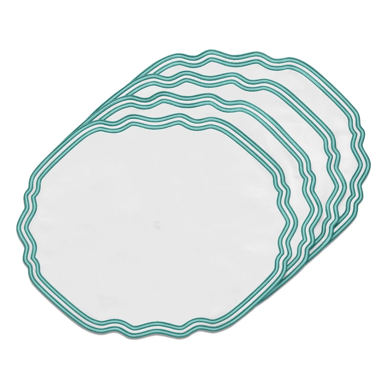 Tiffany & Co. Tiffany Home Essentials Wave Placemats in Linen, Set of Four | ^ Decor|Table Linens