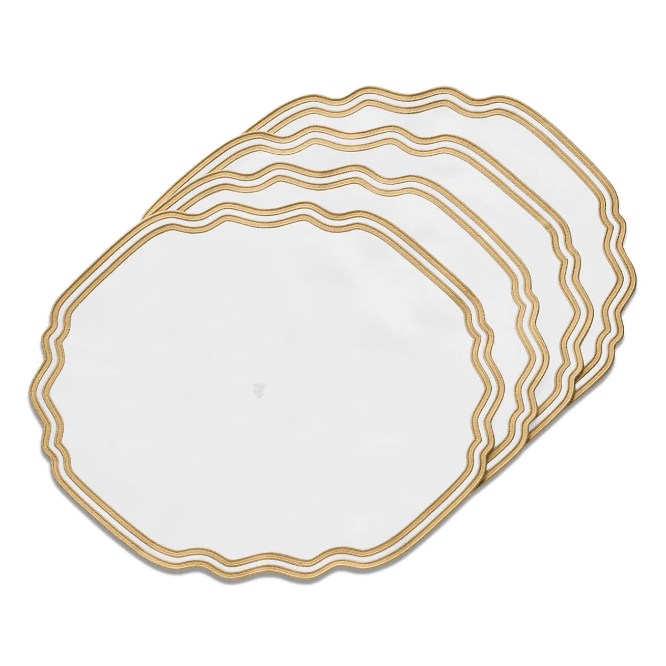 Tiffany & Co. Tiffany Home Essentials Wave Placemats in Linen, Set of Four | ^ The Home|Housewarming Gifts