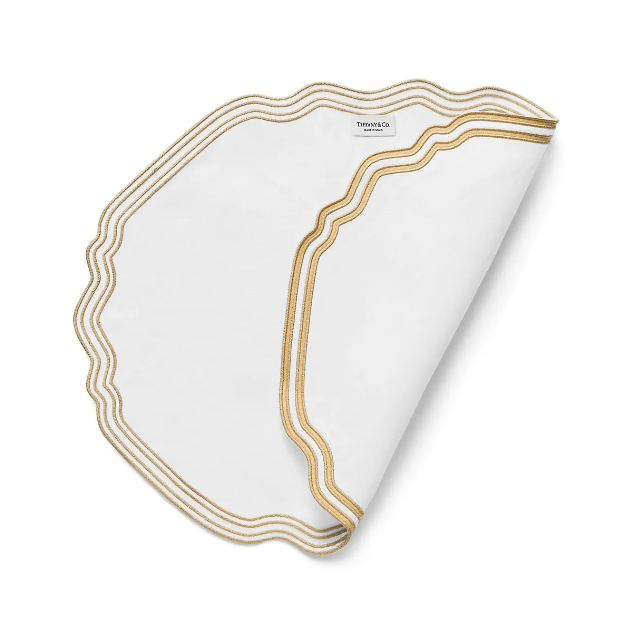 Tiffany & Co. Tiffany Home Essentials Wave Placemats in Linen, Set of Four | ^ The Home|Housewarming Gifts