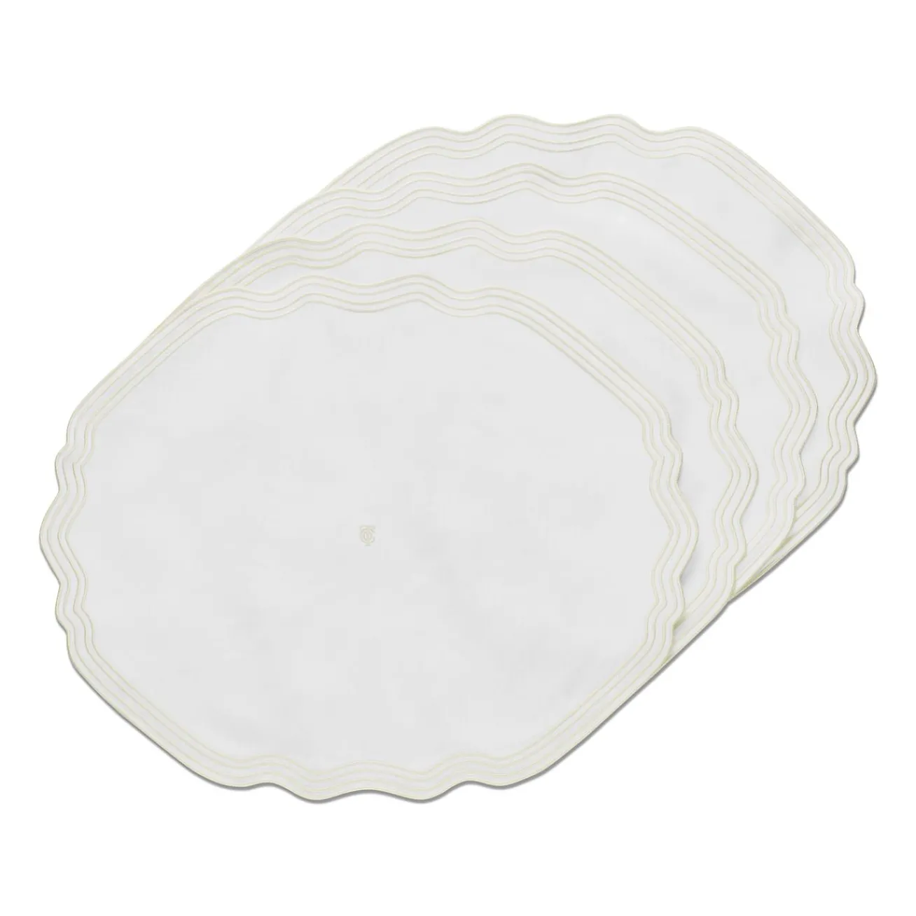 Tiffany & Co. Tiffany Home Essentials Wave Placemats in Linen, Set of Four | ^ Decor|Table Linens