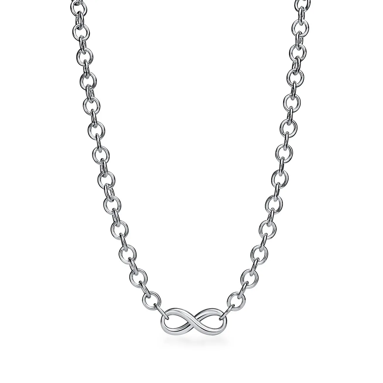 Tiffany & Co. Tiffany Infinity Necklace in Sterling Silver | ^ Necklaces & Pendants|Bold Silver Jewelry