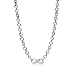 Tiffany & Co. Tiffany Infinity Necklace in Sterling Silver | ^ Necklaces & Pendants|Bold Silver Jewelry