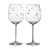Tiffany & Co. Tiffany Jardin Red Wine Glass in Crystal Glass, Set of Two | ^ Glassware & Barware|Bar & Drinkware