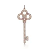 Tiffany & Co. Tiffany Keys crown key in 18k rose gold with pavé diamonds. | ^ Rose Gold Jewelry|Diamond Jewelry