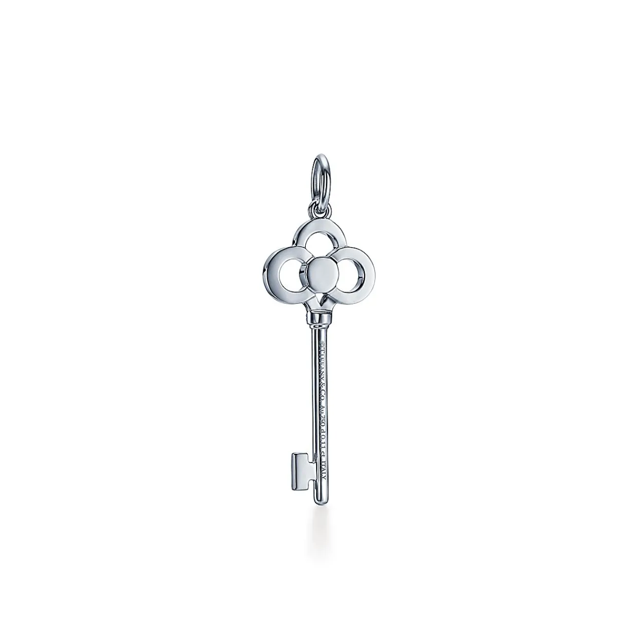 Tiffany & Co. Tiffany Keys Crown Key in White Gold with Diamonds, 1.5" | ^ Diamond Jewelry