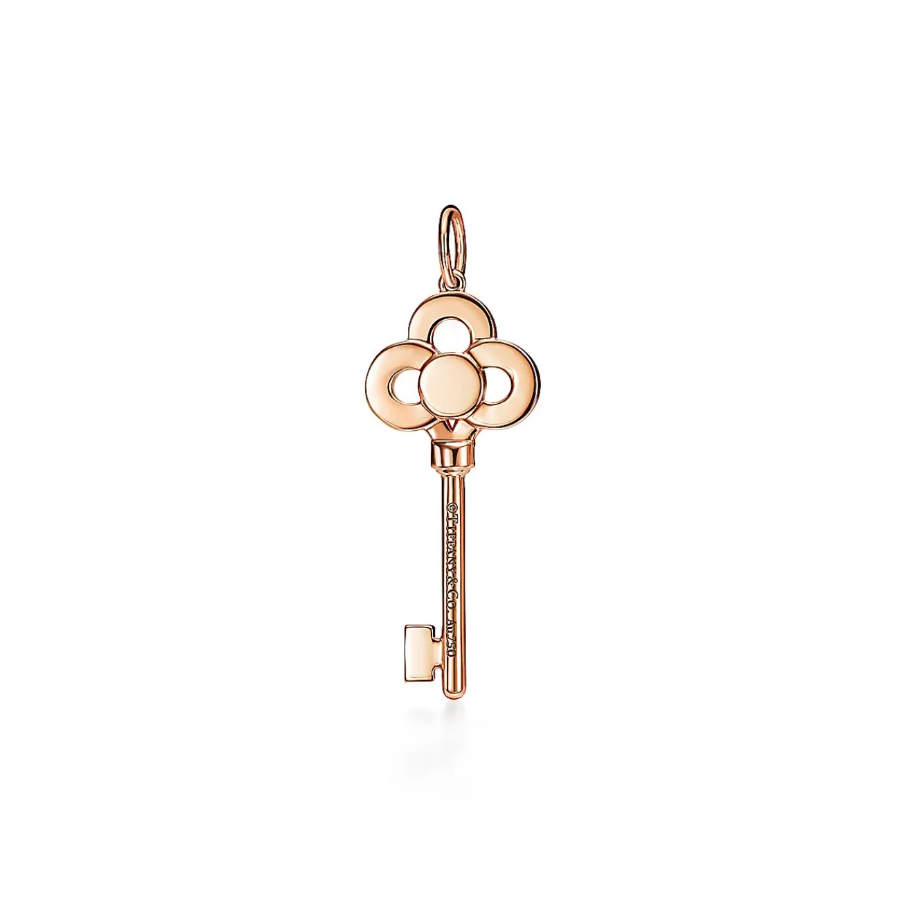 Tiffany & Co. Tiffany Keys mini crown key pendant in 18k rose gold with diamonds. | ^ Rose Gold Jewelry|Diamond Jewelry