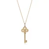 Tiffany & Co. Tiffany Keys mini crown key pendant in 18k gold with diamonds. | ^ Necklaces & Pendants|Gold Jewelry