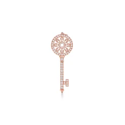 Tiffany & Co. Tiffany Keys petals key in 18k rose gold with diamonds. | ^ Rose Gold Jewelry|Diamond Jewelry
