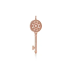 Tiffany & Co. Tiffany Keys petals key in 18k rose gold with diamonds. | ^ Rose Gold Jewelry|Diamond Jewelry