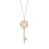 Tiffany & Co. Tiffany Keys petals key in 18k rose gold with diamonds. | ^ Rose Gold Jewelry|Diamond Jewelry