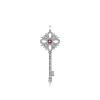 Tiffany & Co. Tiffany Keys Tiffany Victoria® key pendant in platinum with gemstones, large. | ^ Platinum Jewelry|Colored Gemstone Jewelry