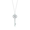Tiffany & Co. Tiffany Keys Tiffany Victoria® key pendant in platinum with diamonds. | ^ Necklaces & Pendants|Platinum Jewelry