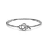 Tiffany & Co. Tiffany Keys Woven Keys Hinged Bracelet in Platinum with Diamonds | ^ Bracelets|New Jewelry