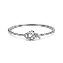 Tiffany & Co. Tiffany Keys Woven Keys Hinged Bracelet in Platinum with Diamonds | ^ Bracelets|New Jewelry