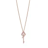 Tiffany & Co. Tiffany Keys Woven Keys Medium Pendant in Rose Gold with Diamonds | ^ Rose Gold Jewelry|Diamond Jewelry