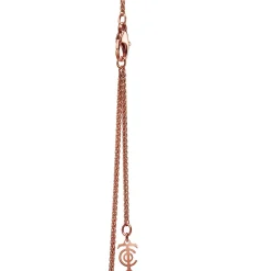 Tiffany & Co. Tiffany Keys Woven Keys Medium Pendant in Rose Gold with Diamonds | ^ Rose Gold Jewelry|Diamond Jewelry