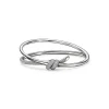 Tiffany & Co. Tiffany Knot Double Row Bracelet in White Gold with Diamonds | ^ Bracelets|Diamond Jewelry
