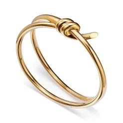 Tiffany & Co. Tiffany Knot Double Row Hinged Bangle in Yellow Gold | ^ Bracelets|Men's Jewelry