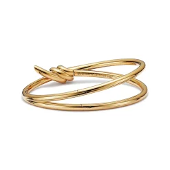 Tiffany & Co. Tiffany Knot Double Row Hinged Bangle in Yellow Gold | ^ Bracelets|Men's Jewelry