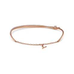 Tiffany & Co. Tiffany Knot Double Row Necklace in Rose Gold with Diamonds | ^ Necklaces & Pendants|Rose Gold Jewelry